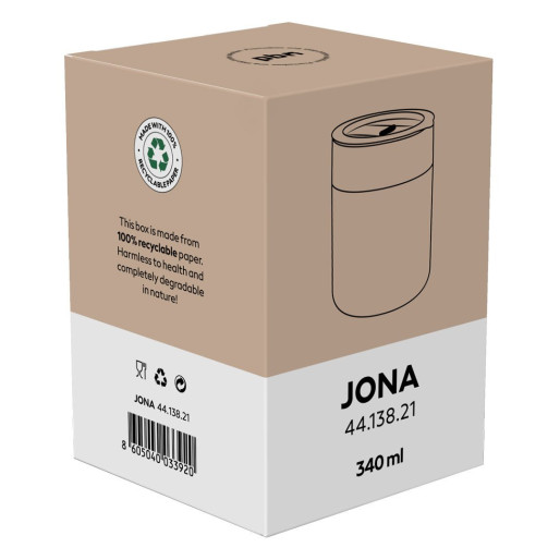 JONA, keramička šolja, 340 ml, tamno plava