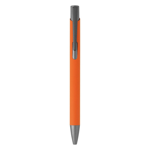 OGGI SOFT GRAY, metal ball pen, orange