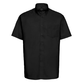 RUSSELL Men's Short Sleeve Shirt EASY CARE OXFORD