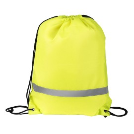 CITY GLOW, drawstring bag, neon yellow