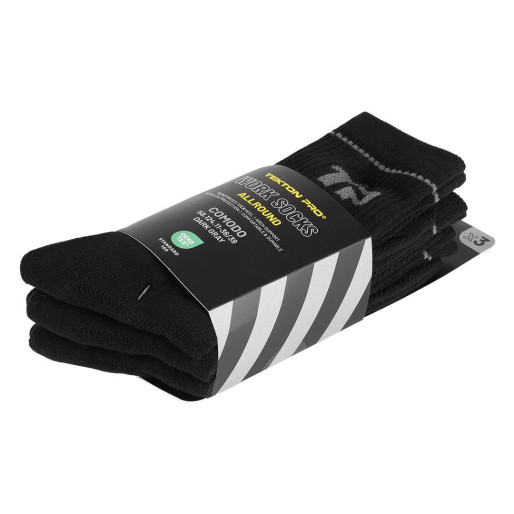 COMODO, work socks made of cotton and polyamide, 3/1, dark gray