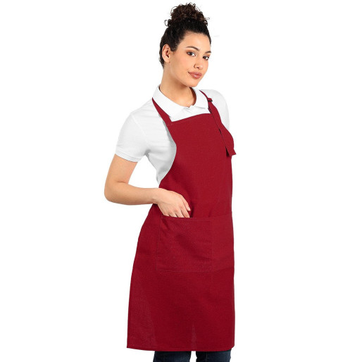 ECO CHEF, apron, 180 g/m2, burgundy