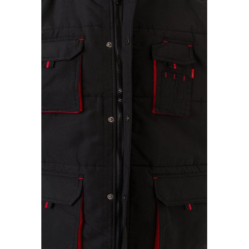 VL NERGAL. Postavljeni prsluk, dvobojni, sa više džepova (120g/m²), od poliestera (100%)