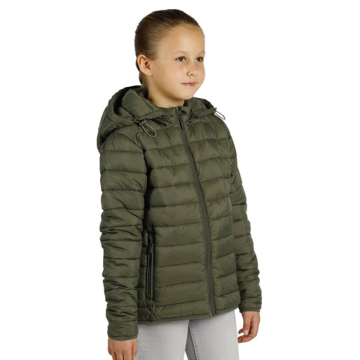 LIBERTY JACKET KID, dečja jakna sa kapuljačom, maslinasta