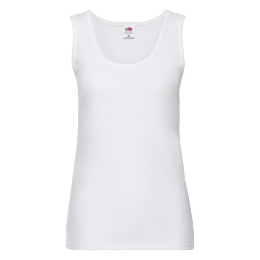 Fruit of the Loom, Ladies Valueweight Athletic Vest, ženska atlet majica, bela, XS