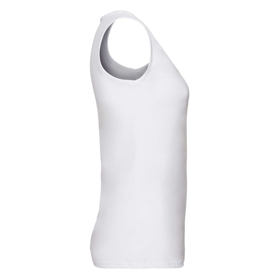 Fruit of the Loom, Ladies Valueweight Athletic Vest, ženska atlet majica, bela, XS