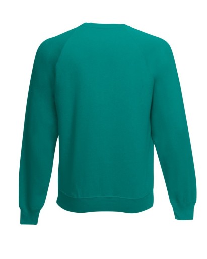Fruit Of The Loom Kids Raglan Sweat Kids Sweatshirt Emerald 7-8