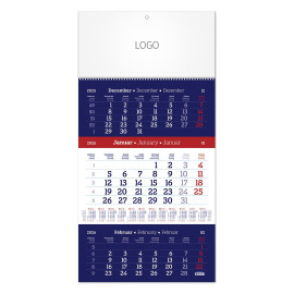 POSLOVNI 78, zidni kalendar: 12 lista, tromesečni