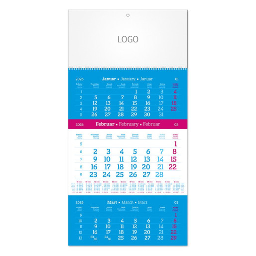 POSLOVNI 78, wall calendar, 12 pages, a3 format