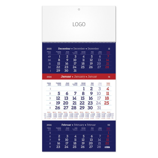 POSLOVNI 78, wall calendar, 12 pages, a3 format