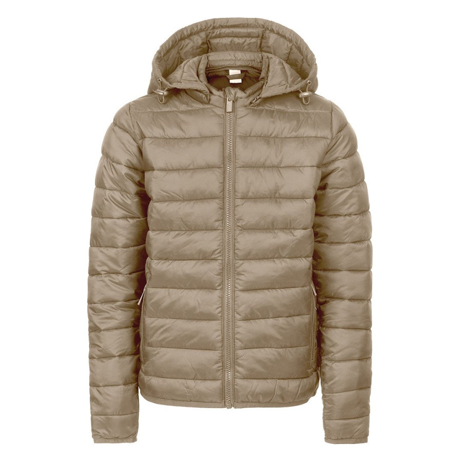 LIBERTY JACKET KID, kid's jacket with hood, light brown