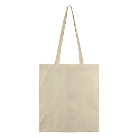 NATURELLA 140, cotton shopping bag, 140 g/m2, beige