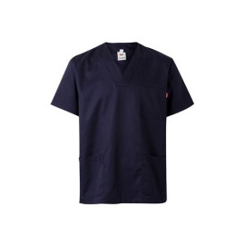 VL ILLAPA. Tunika od kepera (190g/m²) sa kratkim rukavima, od poliestera (65%) i pamuka (35%)