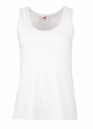 Fruit of the Loom, Ladies Valueweight Athletic Vest, ženska atlet majica, bela, XL