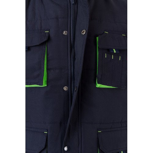 VL NERGAL. Postavljeni prsluk, dvobojni, sa više džepova (120g/m²), od poliestera (100%)