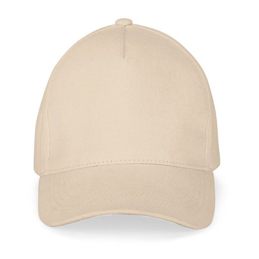 ASHTON. 100% brushed cotton cap (260 g/m²) with 5 panels
