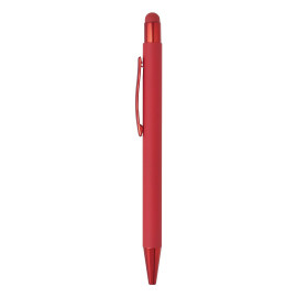 TITANIUM TOUCH COLOR, metal "touch" ball pen, red