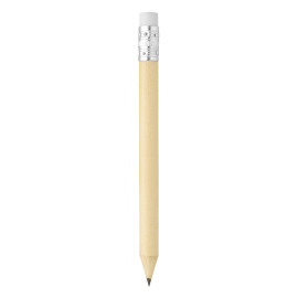 PIGMENT MINI, wooden pencil hb with eraser, beige