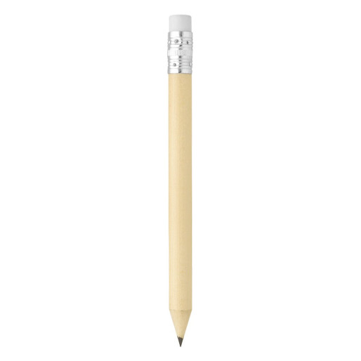 PIGMENT MINI, wooden pencil hb with eraser, beige