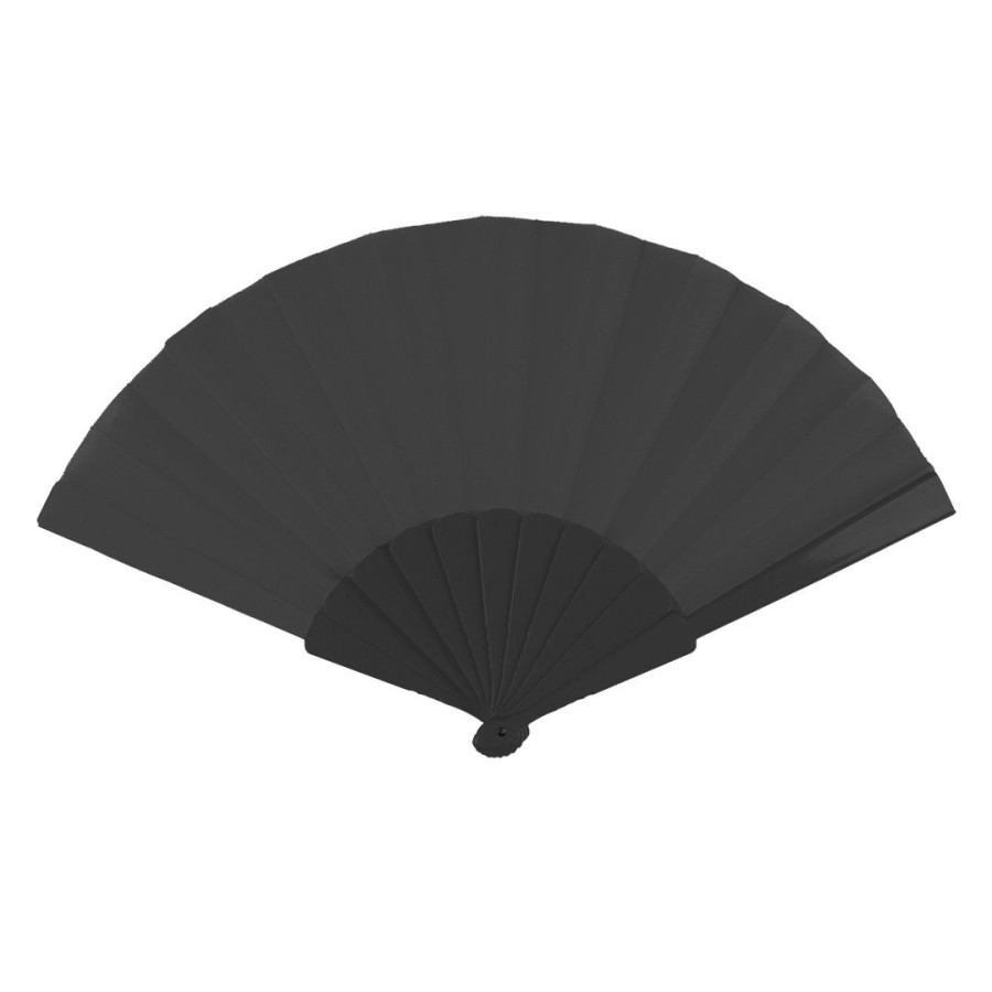 PATTAYA, hand fan, black