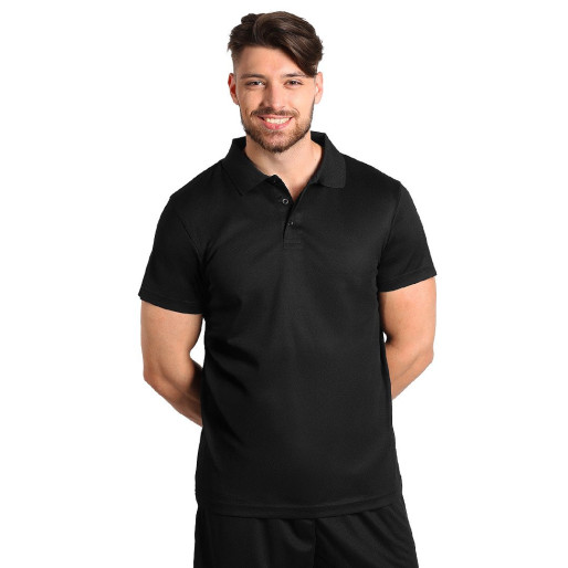 LACROSS, polo shirt, 130 g/m2, black