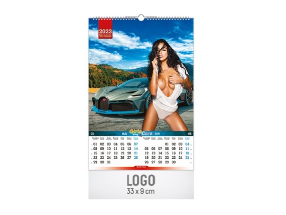 sexy girls and cars calendar