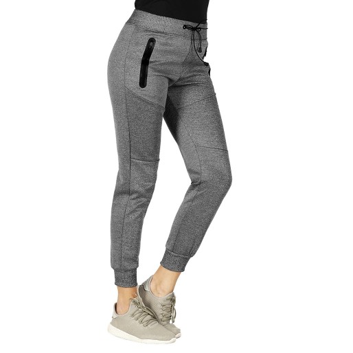 COOPER TRACK LADY, mčlange women’s jogging pants, ash