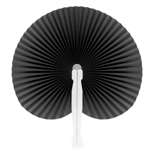 BORA BORA, hand fan, black