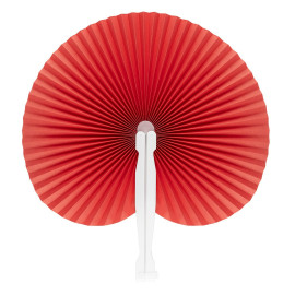 BORA BORA, hand fan, red