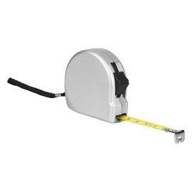 METRICO, tape measure 3 m, silver