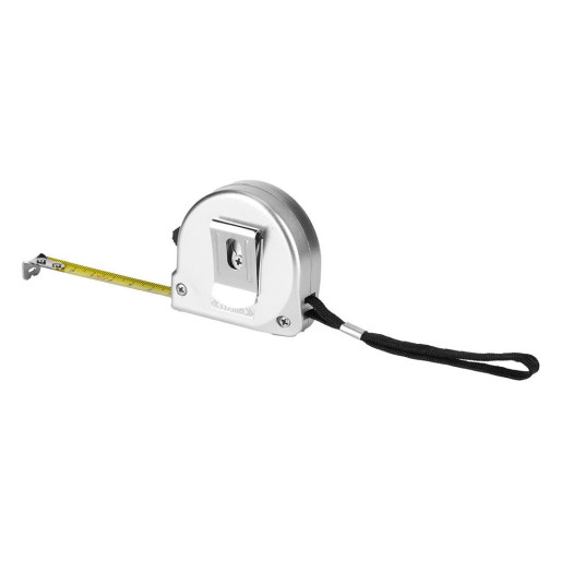 METRICO, tape measure 3 m, silver