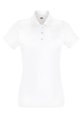 Fruit of the Loom, Ladies Performance Polo, sports polyester ladies polo shirt