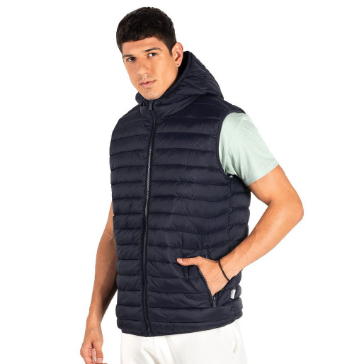 LIBERTY HOOD VEST MEN, prsluk sa kapuljačom, plavi