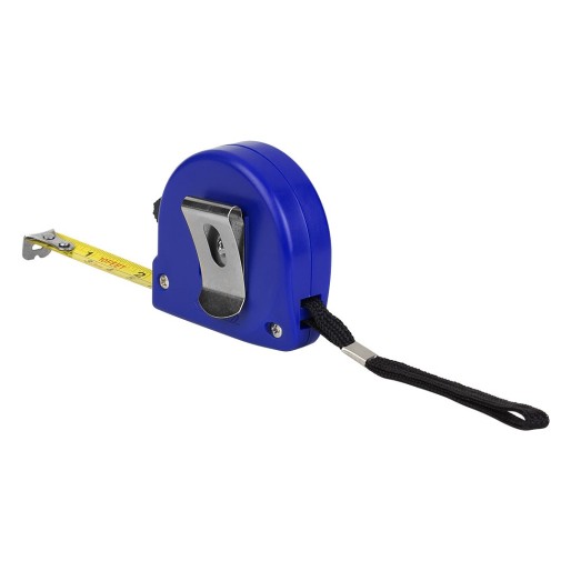 METRICO, tape measure 3 m, blue