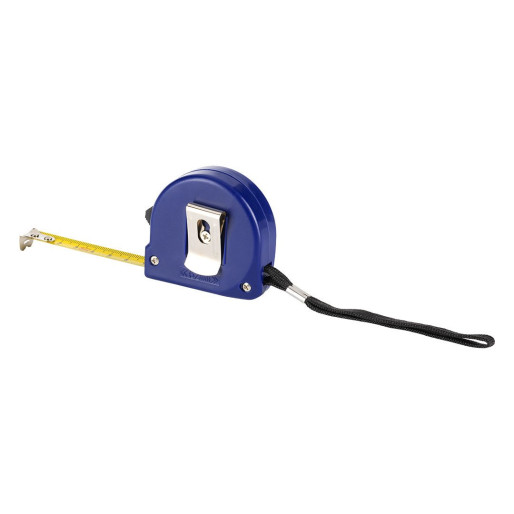 METRICO, tape measure 3 m, blue
