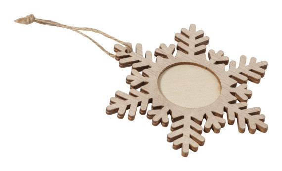 Jorik photo frame Christmas tree ornament, snowflake