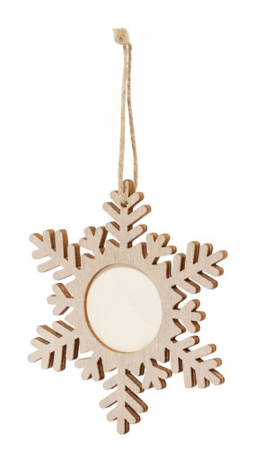Jorik photo frame Christmas tree ornament, snowflake