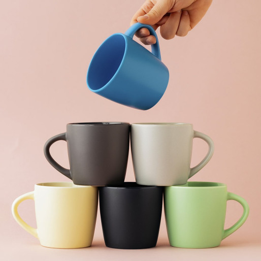 LUNA, keramička šolja, 330 ml, bež