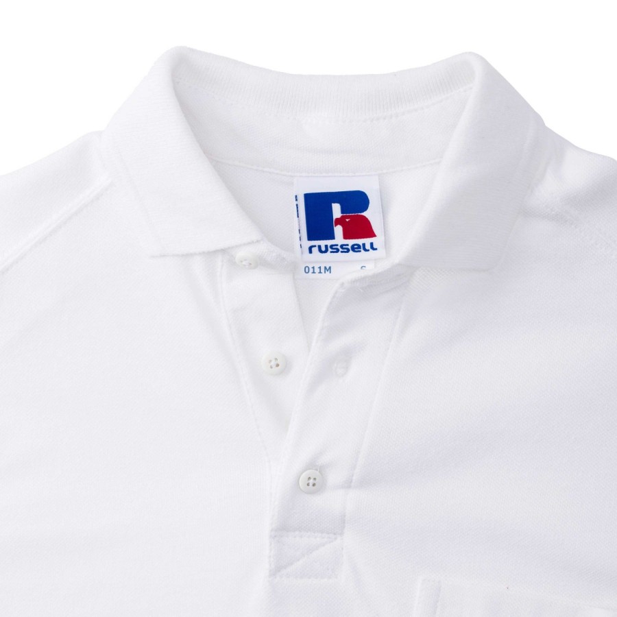 Russell cotton polo shirt for work