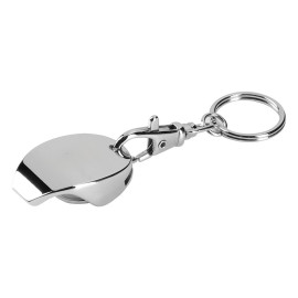 BASTION, metal key holder, 2 in 1, shiny metal
