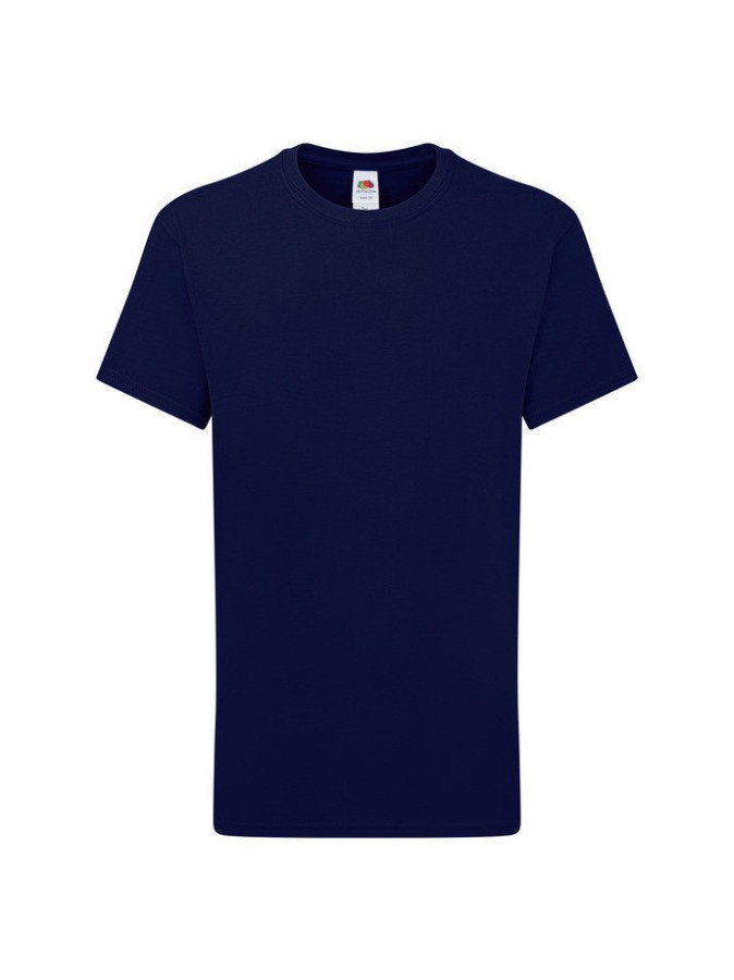 Fruit of the loom, KIDS ICONIC 195 T pamučna majca tamno teget 128 (7-8 godina)