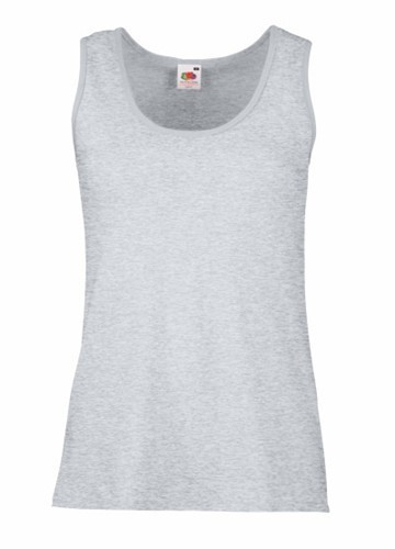 Fruit of the Loom, Ladies Valueweight Athletic Vest, ženska atlet majica, pepeljasto siva, 2XL