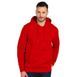 ABSOLUT HOODY 350, organic cotton hooded sweatshirt, 350 g/m2, red
