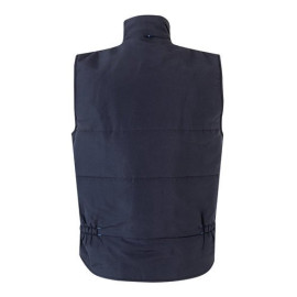 VL NERGAL. Padded vest, two-tone, multi-pocket (120g/m²), in polyester (100%)