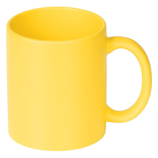 ORCA, stoneware sublimation mug, 325 ml, yellow