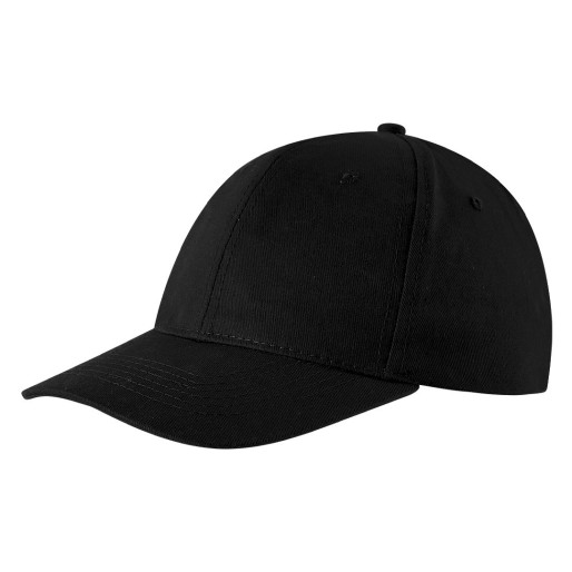 STAR, cap, 6 panels, black