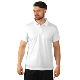 LACROSS, polo shirt, 130 g/m2, white