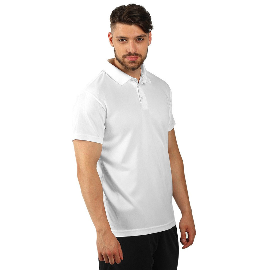 LACROSS, sportska polo majica, 130 g/m2, bela