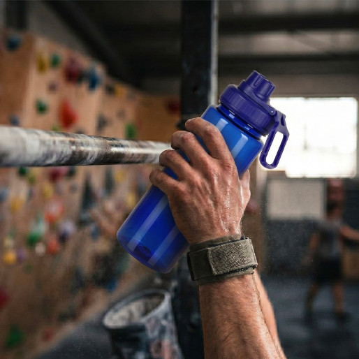 HULK, sports bottle, 700 ml, blue