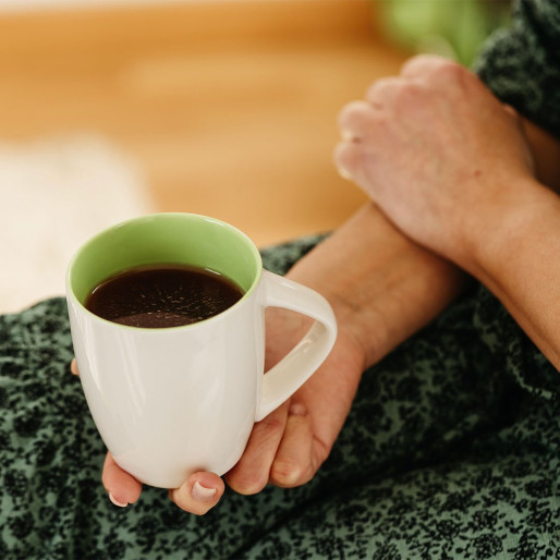 LILLY, porcelanska šolja, 300 ml, svetlo zelena